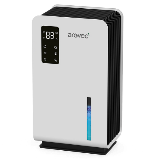 AROVEC Air Dehumidifier & Purifier Smart 2-in-1, H13 True HEPA Filter