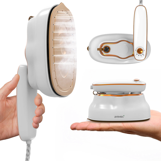 Arovec Clothes Steamer, 2-in-1 Iron & Hand Steamer, with 200ml Water Tank