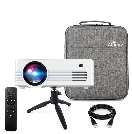 ALLIUMS Native 1080P Mini Projector with 8500 Lumens